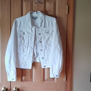 White Jean jacket